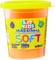 Massa de modelar Acrilex 500g laranja Massa de modelar Acrilex 500g laranja