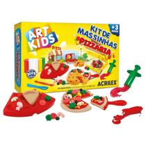 Massa De Modelar Acrilex Kit Pizzaria 200g 7 Peças Ref: 40068 Massa De Modelar Acrilex Kit Pizzaria 200g 7 Peças Ref: 40068