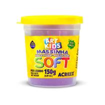 Massa de modelar Acrilex Soft 150g 516 violeta