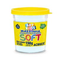 Massa de Modelar Acrilex Soft 150g Branco Neve