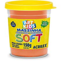 Massa de Modelar Amido 150g Soft Laranja - Acrilex