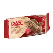 Massa de Modelar Cerâmica Fria Wood Marrom 700g Das