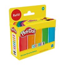 MASSA DE MODELAR COM 10 CORES PLAY DOH HASBRO 284g MASSA DE MODELAR COM 10 CORES PLAY DOH HASBRO 284g