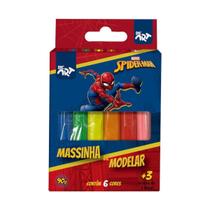 Massa De Modelar Com 6 Cores Homem Aranha - Dac