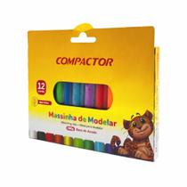 Massa de Modelar Compactor 180g 12 Cores Base de Amido Massa de Modelar Compactor 180g 12 Cores Base de Amido