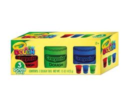 Massa de Modelar Crayola 423 gramas 3 cores Multikids BR1008