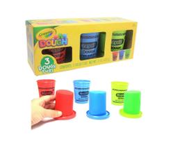 Massa de Modelar Crayola 423 gramas 3 cores Multikids BR1008