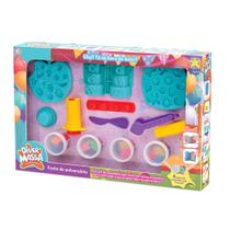 Massa de Modelar Divertoys Festa de Aniversário com Acessórios Massa de Modelar Divertoys Festa de Aniversário com Acessórios