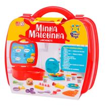 Massa de Modelar Divertoys Maleta Lanchonete com Acessórios Massa de Modelar Divertoys Maleta Lanchonete com Acessórios