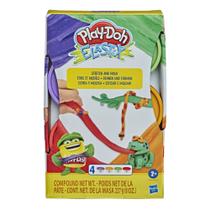 Massa de Modelar Elastix com 4 Sortimento Play-Doh - E6967-2