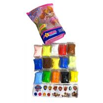 Massa de Modelar EVA Pula e Molda 150g com Adesivos - Skye e Massa de Modelar EVA Pula e Molda 150g com Adesivos - Skye e
