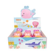 Massa de Modelar Fundo do Mar Baleia - Display c/ 6und - 24 Cores + 5 Moldes Leonora - 72541 Massa de Modelar Fundo do Mar Baleia - Display c/ 6und - 24 Cores + 5 Moldes Leonora - 72541