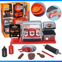 Massa De Modelar Infantil Churrascaria Divertida 18 Peças Com Som E Luz