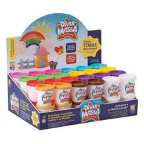 Massa de Modelar Infantil Divertoys 1 Pote - Item Sortido Massa de Modelar Infantil Divertoys 1 Pote - Item Sortido