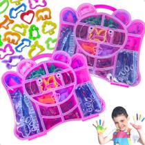 Massa De Modelar Kit 12 Massinha Cortador Forminhas Completo Massa De Modelar Kit 12 Massinha Cortador Forminhas Completo