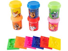 Massa de modelar kit c/6 potes patrulha canina sunny