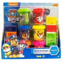 Massa de modelar kit c/6 potes patrulha canina sunny