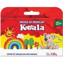 Massa de modelar koala 12 cores 180 gramas Massa de modelar koala 12 cores 180 gramas