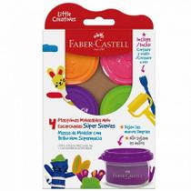 Massa de modelar Little Creatives com 4 cores 370845 - Faber-Castell