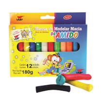 Massa de modelar macia C/12 cores vmp