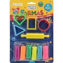 Massa de modelar molde e brinque 11 pecas formas Massa de modelar molde e brinque 11 pecas formas