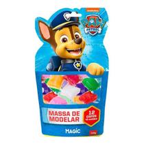 Massa De Modelar Patrulha Canina Chase 12 Cores + Molde Cor Azul Massa De Modelar Patrulha Canina Chase 12 Cores + Molde Cor Azul