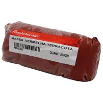 Massa De Modelar Plastilina Vermelha Terracota (0,500 Kg) - Redelease