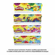 Massa de Modelar - Play-Doh - 4 Potes - Sortido - Hasbro Massa de Modelar - Play-Doh - 4 Potes - Sortido - Hasbro
