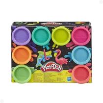 Massa de Modelar Play Doh - 8 Potes PACK SORTIDA Neon - Hasbro