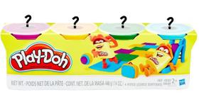 Massa De Modelar Play-doh Cores Sortidas - 4 Potes Hasbro