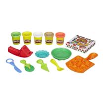 Massa de Modelar Play-Doh Festa da Pizza com 5 Potes de Massinha e Acessórios Hasbro - 10600