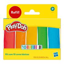 Massa de modelar play-doh kit 10 cores Massa de modelar play-doh kit 10 cores