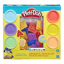 Massa de Modelar - Play-Doh - Kit de Letras com 6 Cores - E8532 HASBRO