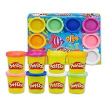 Massa de Modelar Playdoh com 8 Potes Arco-íris - Hasbro