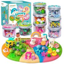 Massa de Modelar Sensorial JOY SPOT! Kit com 8 Unidades Não Tóxicas