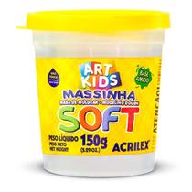 Massa de Modelar Soft 150g Acrilex Branco 516 Massinha de Modelar Soft 150g Acrilex Branco Massa de Modelar Soft 150g Acrilex Branco 516 Massinha de Modelar Soft 150g Acrilex Branco