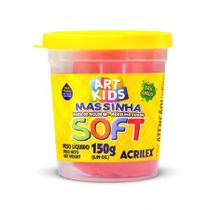 Massa de modelar Soft 150g Vermelho 103 - Acrilex Massa de modelar Soft 150g Vermelho 103 - Acrilex
