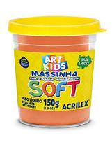 Massa de modelar soft 150gr laranja - ref 73150105 Massa de modelar soft 150gr laranja - ref 73150105