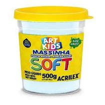 Massa de modelar soft 500g 418 branco neve - acrilex