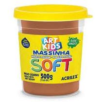 Massa de modelar soft 500g 814 chocolate - acrilex Massa de modelar soft 500g 814 chocolate - acrilex
