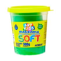 Massa de modelar soft 500gr verde - 073500101 Massa de modelar soft 500gr verde - 073500101