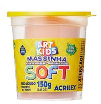 Massa de Modelar SOFT - AMARELO PESSEGO - 150g - ACRILEX