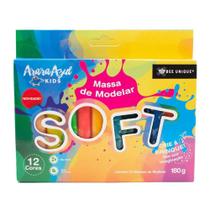 Massa de Modelar Soft Bee Unique - 12 cores 180g