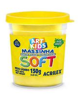 Massa de modelar soft pote 150g amarelo limao acrilex