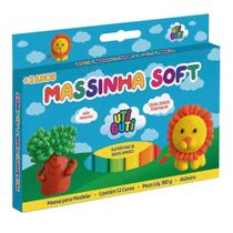 Massa de modelar utiguti 12 cores 180g