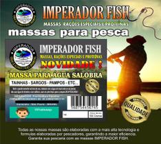 Massa de pesca salobra imperador, para peixes marisqueiros