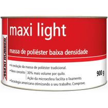 Massa de Poliéster Baixa Densidade Maxi Rubber Maxi Light 900 Gr