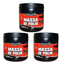 Massa De Polimento N2 Tira Riscos Da Brilho - 03 Unidades Massa De Polimento N2 Tira Riscos Da Brilho - 03 Unidades