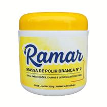 Massa de Polir Branca Ramar Nº 2 - 200g para Metais e Latarias Massa de Polir Branca Ramar Nº 2 - 200g para Metais e Latarias