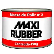 Massa de polir n2 490gr maxi rubber